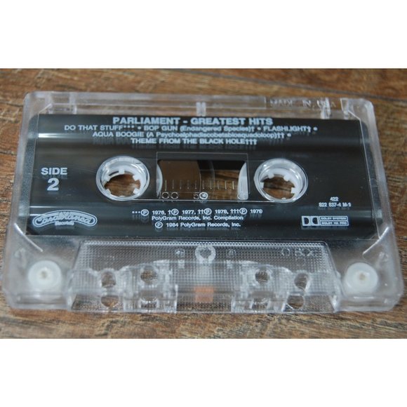 Parliament P. Funk Uncut Funk The Bomb Greatest Hits Cassette - Picture 5 of 5